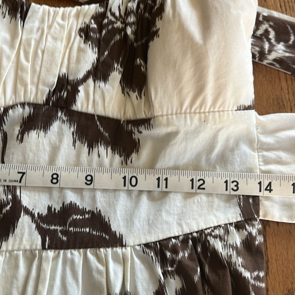 Ruby Rox Sundress Cream with Brown Flowers - Picture 6 of 7